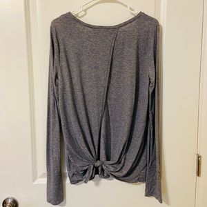 Gap Fit Tie-Back Athletic Long Sleeve